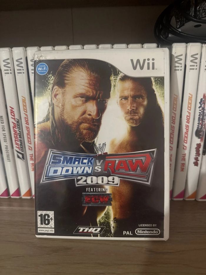 Smackdown vs raw 2009 jeu wii