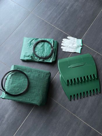 Kit pour ramasser le gazon 