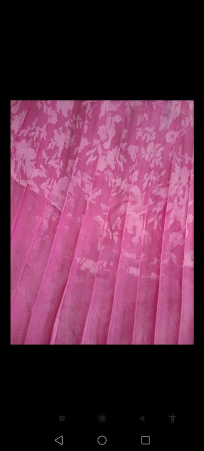 Coupe vintage plissée motif fleurie - photo numéro 2