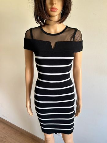Robe rayée noire et blanche Morgan taille XS jamais portée