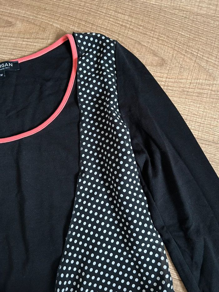 Pull fin noir à manches longues Morgan taille M TBE - photo numéro 13