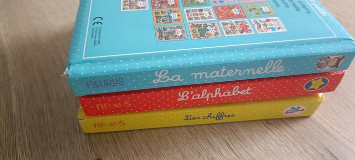 3 livres fleurus : la maternelle, l alphabet et les chiffres - photo numéro 5