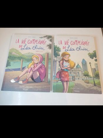 Lot de 2 BD la vie compliquée de léa olivier (éditions kennes) - tomes 1 et 6