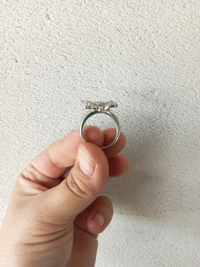 Bague papillon fantaisie strass - photo numéro 2