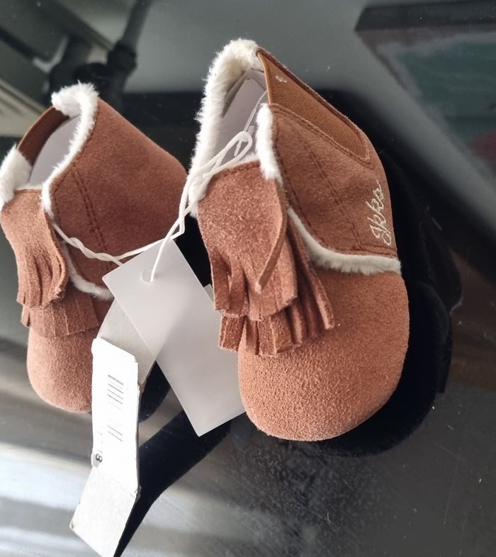 Chaussures bébé fille 3-6 Mois Ikks neuf - photo numéro 5
