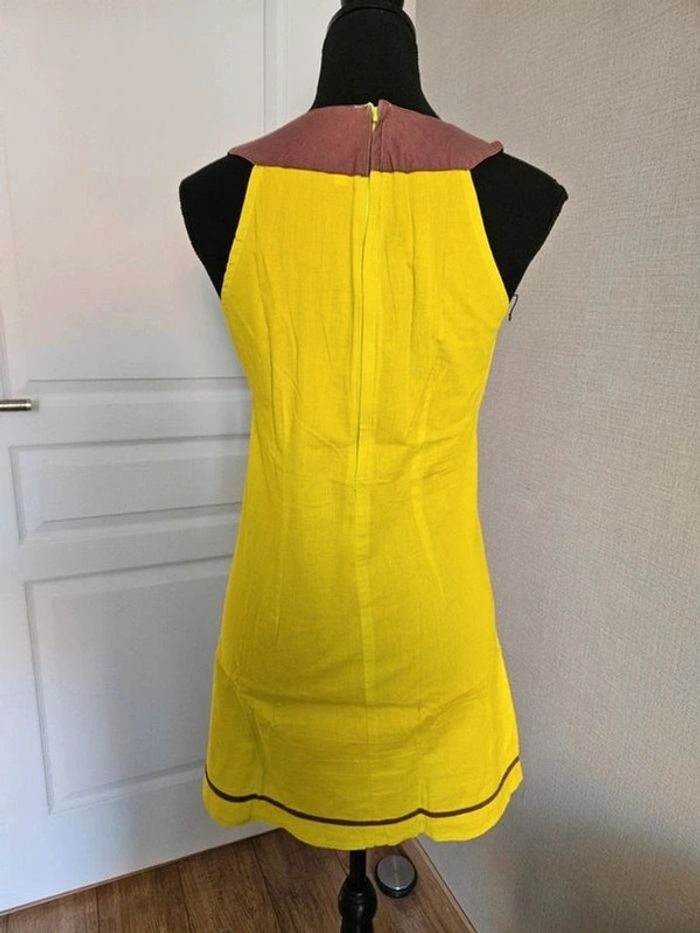 Robe sans manche verte flash et multicolore taille 38 - photo numéro 7