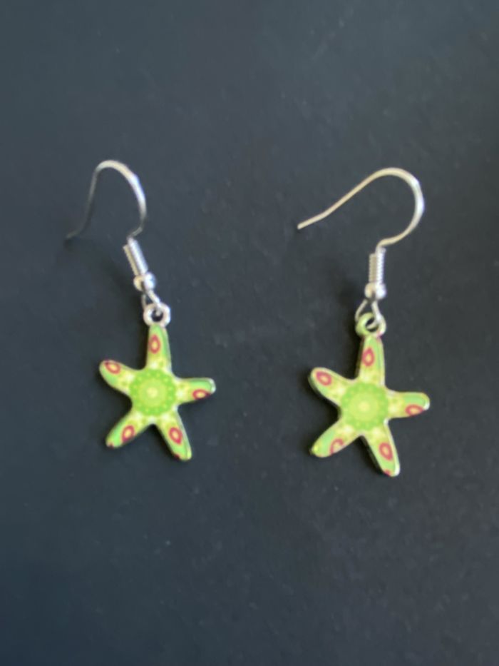 Boucles d'oreilles forme étoiles