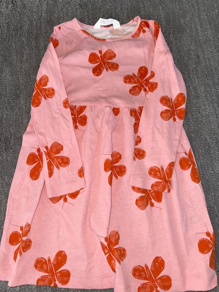 Robe fleuri h&m filles 110/116 - photo numéro 3