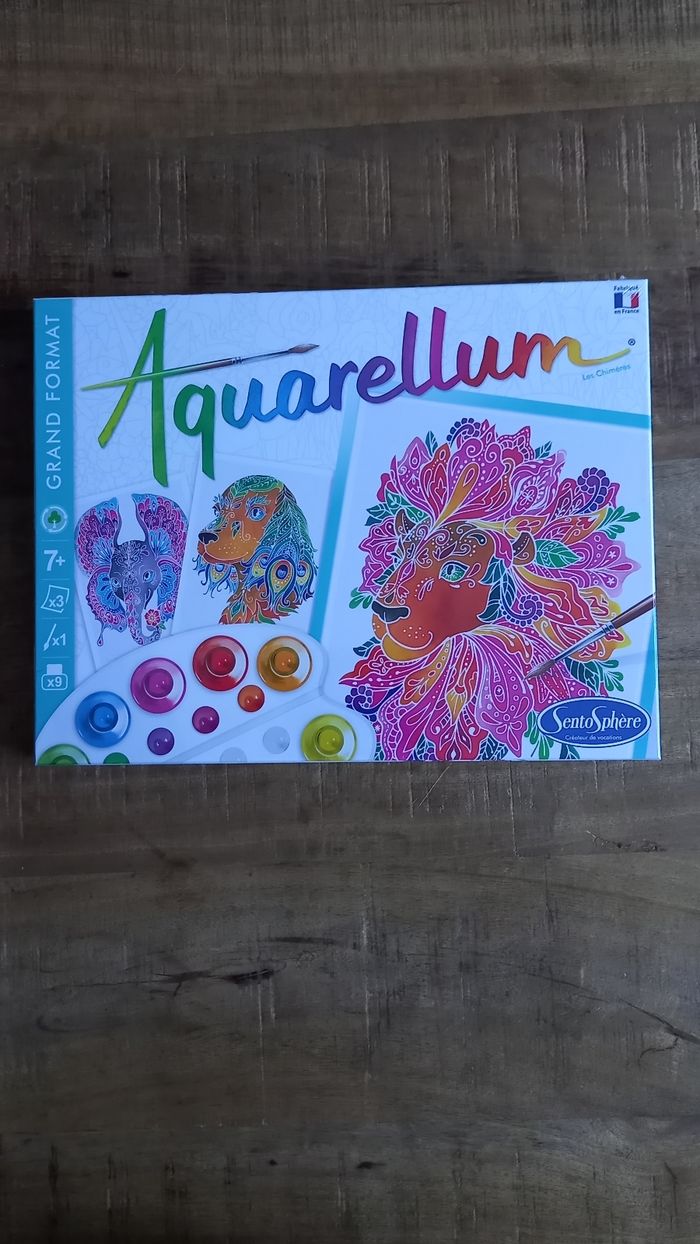 Jeu neuf Aquarellum animaux