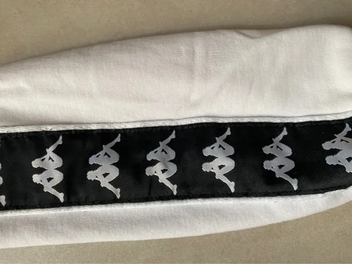 Sweat noir blanc Kappa M - photo numéro 2