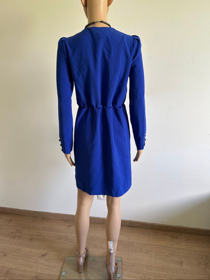 Robe bleue neuve à manches longues Morgan taille 34 (valeur 70€) - photo numéro 6