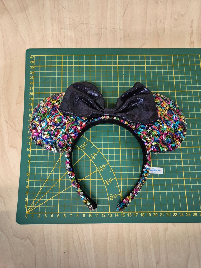 Oreilles de Mickey (Disney Ears) Tokyo Disney Resort : Rainbow Colorful black - photo numéro 10