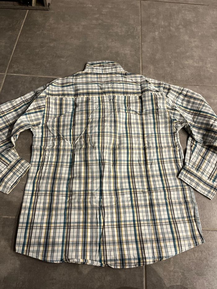 Chemise à carreaux bleu NYK - photo numéro 3