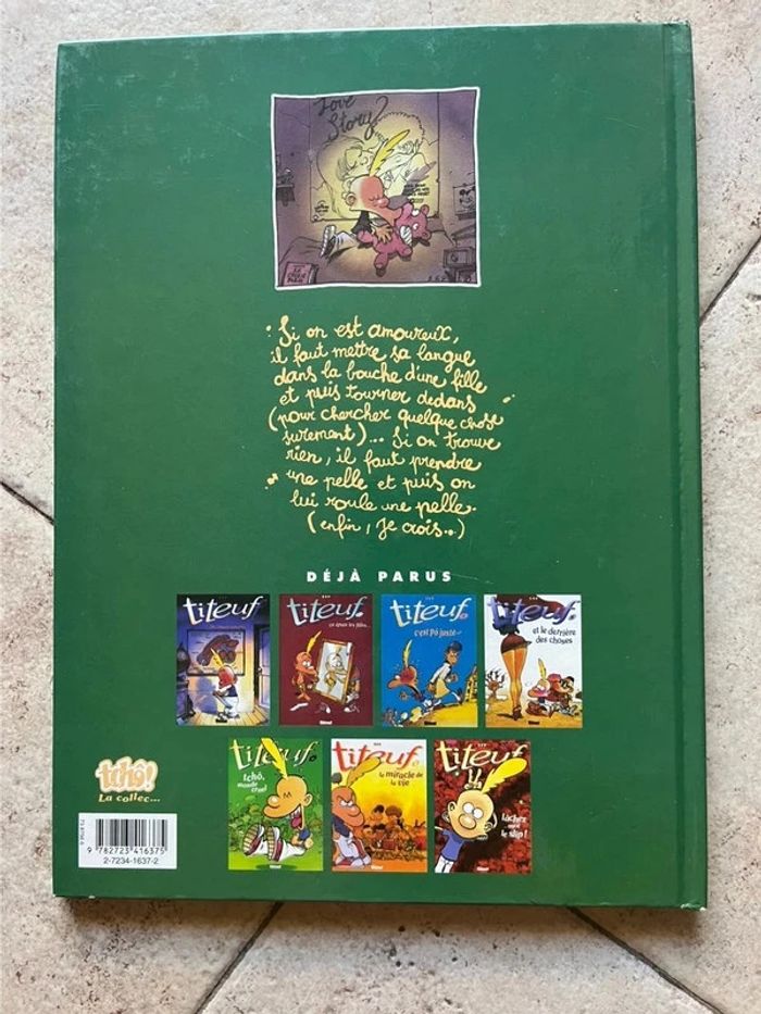 Titeuf 2 bande dessinée Zep - photo numéro 2