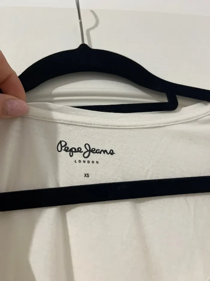 Débardeur Pepe jeans perles blanc - photo numéro 3