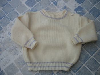 pull taille 12 mois