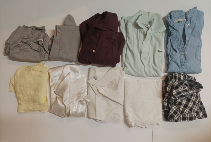 Lot de 10 chemises et polo