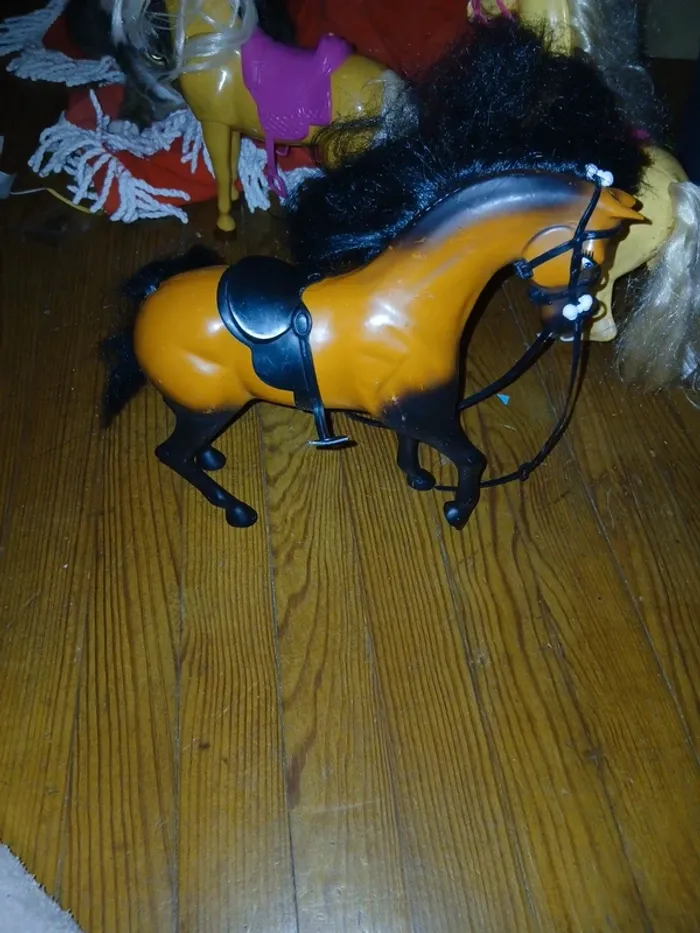 Lot cheval Barbie - photo numéro 3