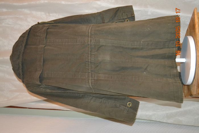 Manteau style Parka kaki - Zara Basic - Taille M - photo numéro 2