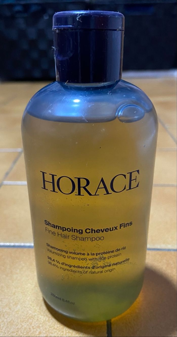 Shampoing horace pour cheveux fin neuf