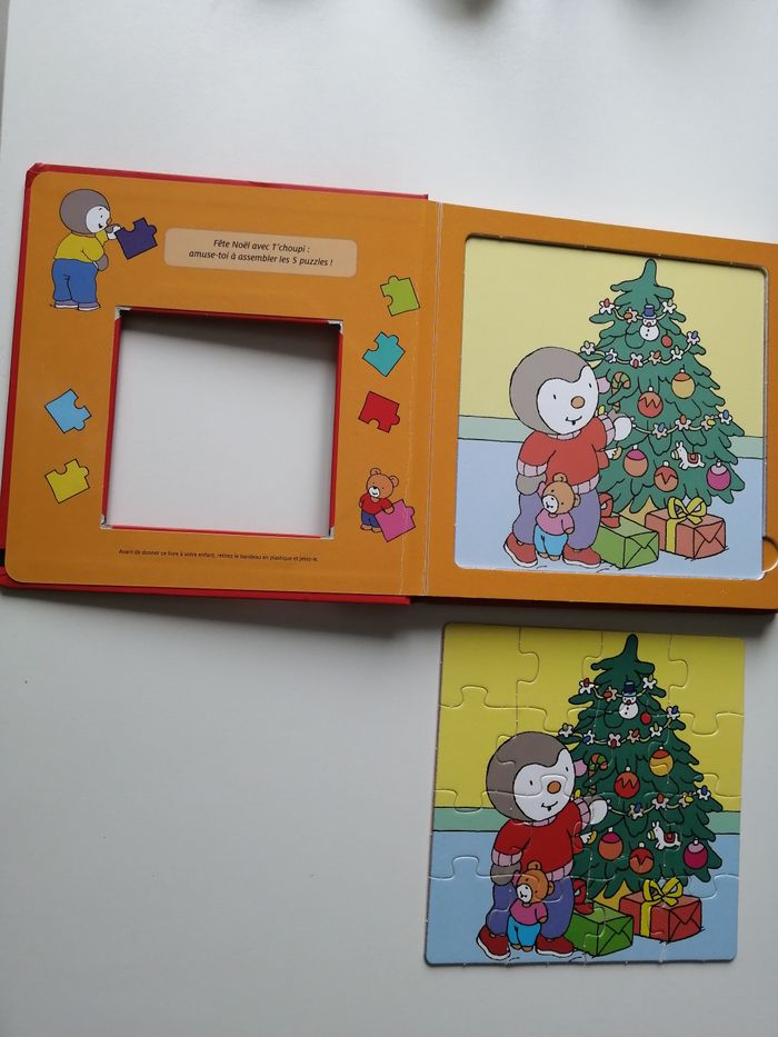 livre puzzle t'choupi - photo numéro 2