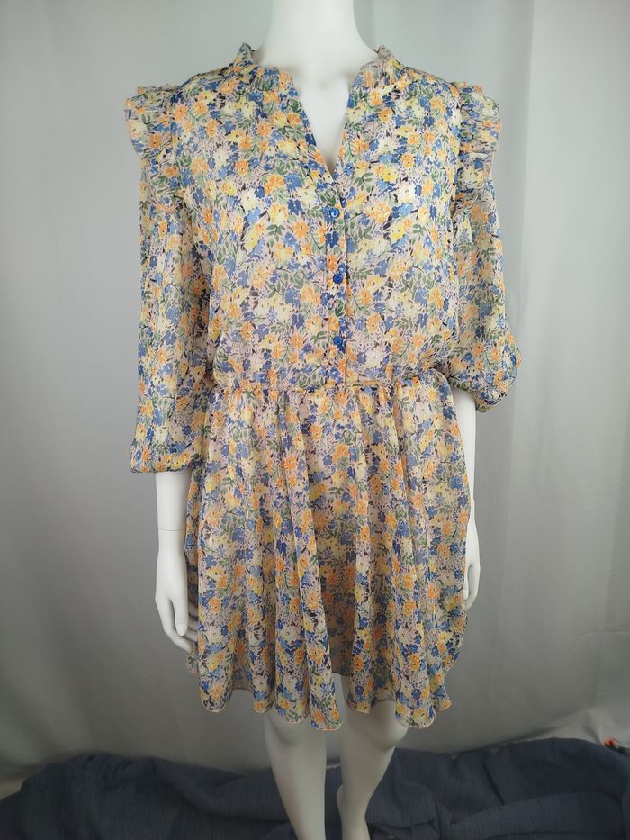 Robe d'été Navy Paris motif floral