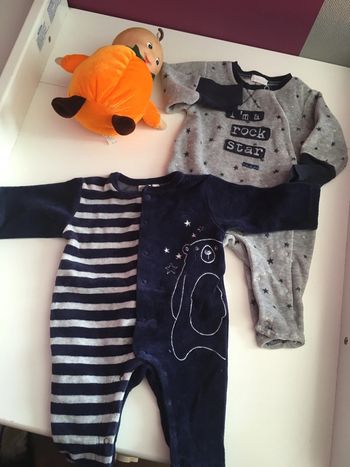 Garcon Pyjama velours sans pied