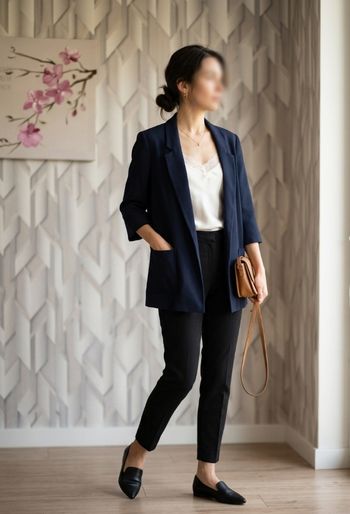Blazer marine Zara basics très bon état 
