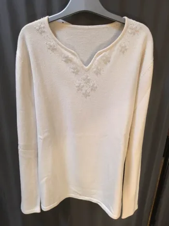 226232 pull beige femme 42 sans marque