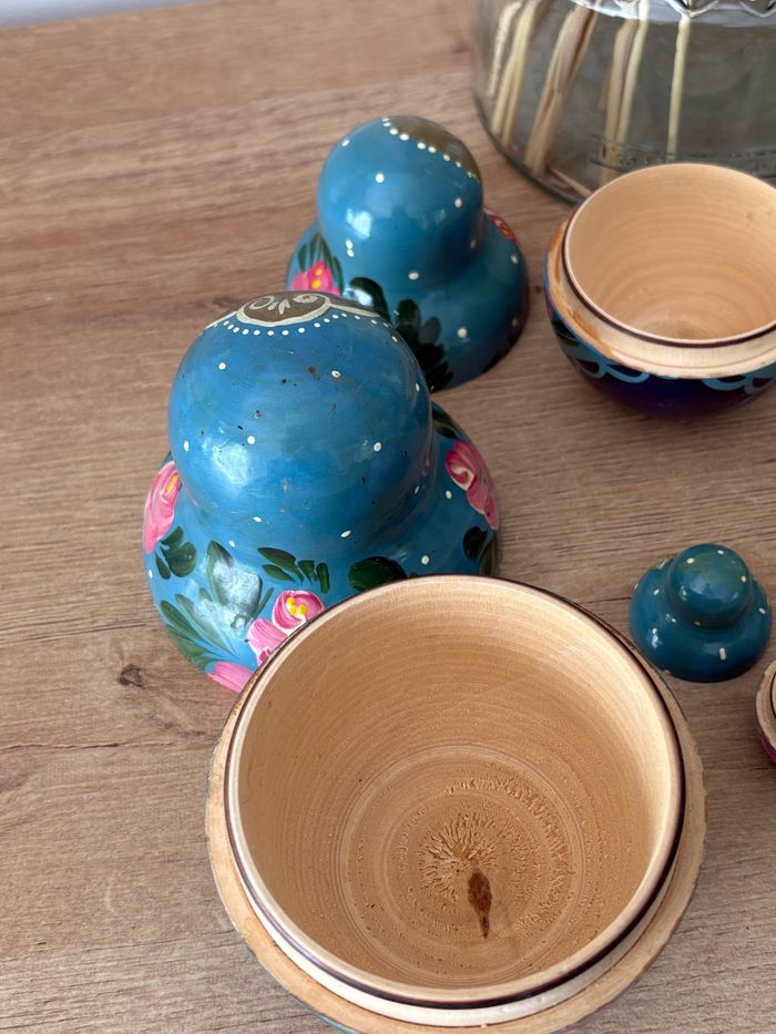 Poupée russe matriochka en bois - photo numéro 9