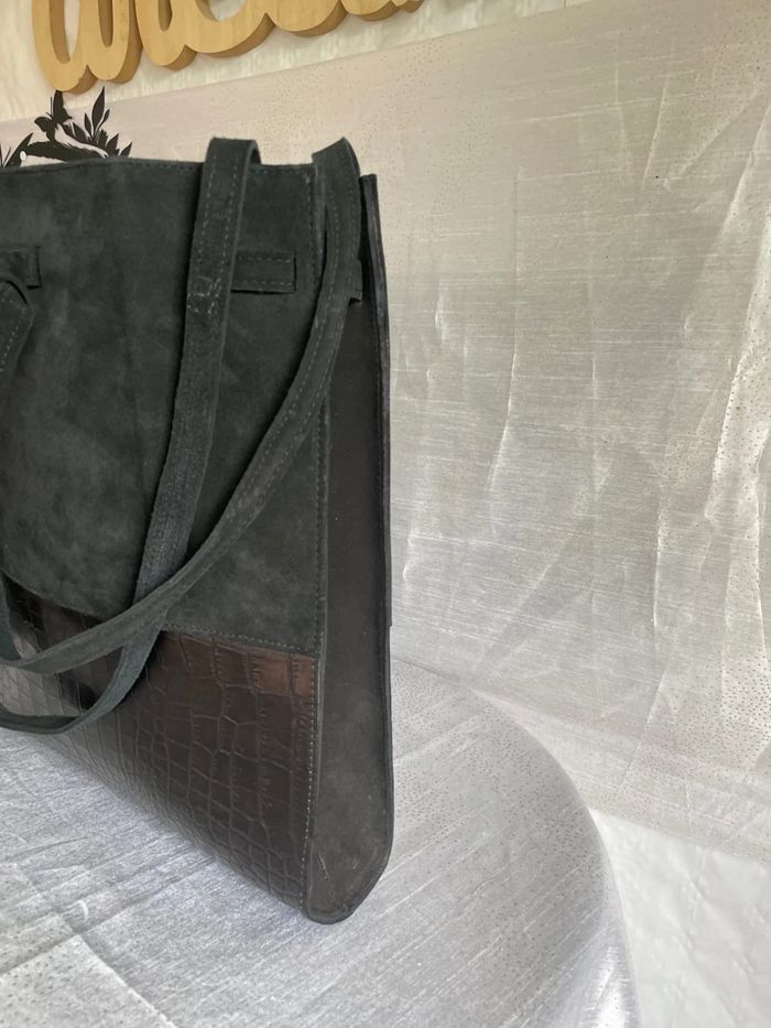 Sac noir effet python - photo numéro 4