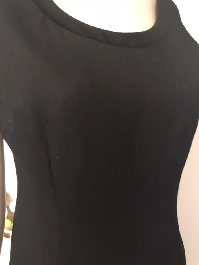 Robe noire laine vierge 123 - photo numéro 4