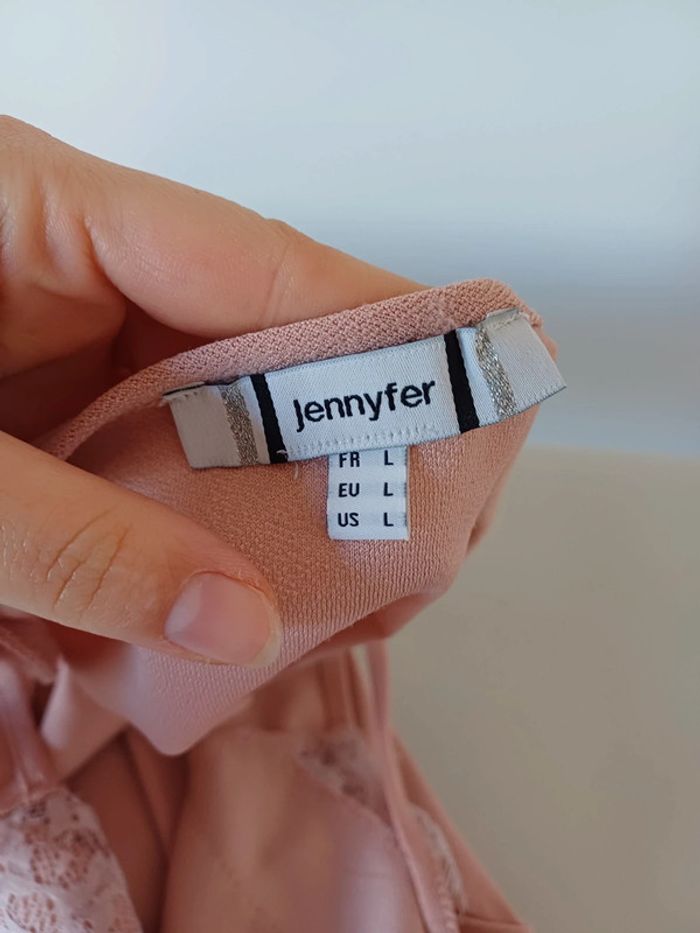 Débardeur rose avec dentelle Jennyfer taille L 40 - photo numéro 7