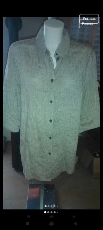 Très beau chemisier femme neuf f6