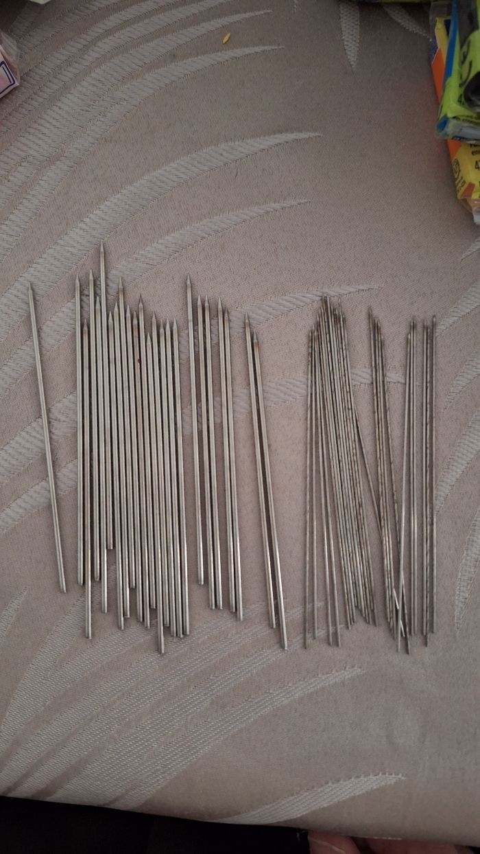 Lot de 49 aiguilles pâte fimo