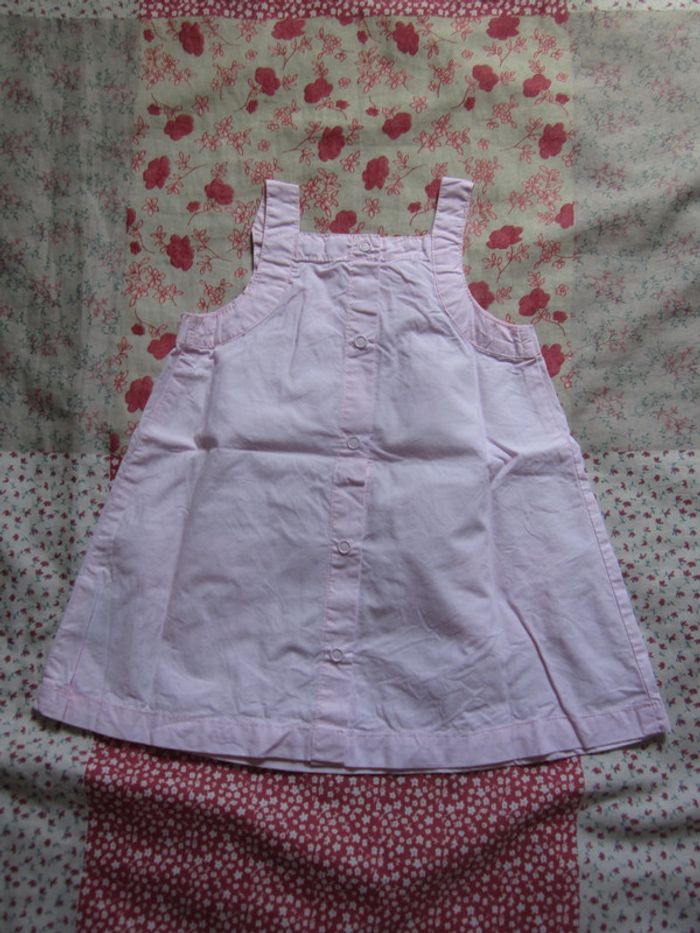 Robe été sans manches rose 9 mois - photo numéro 2