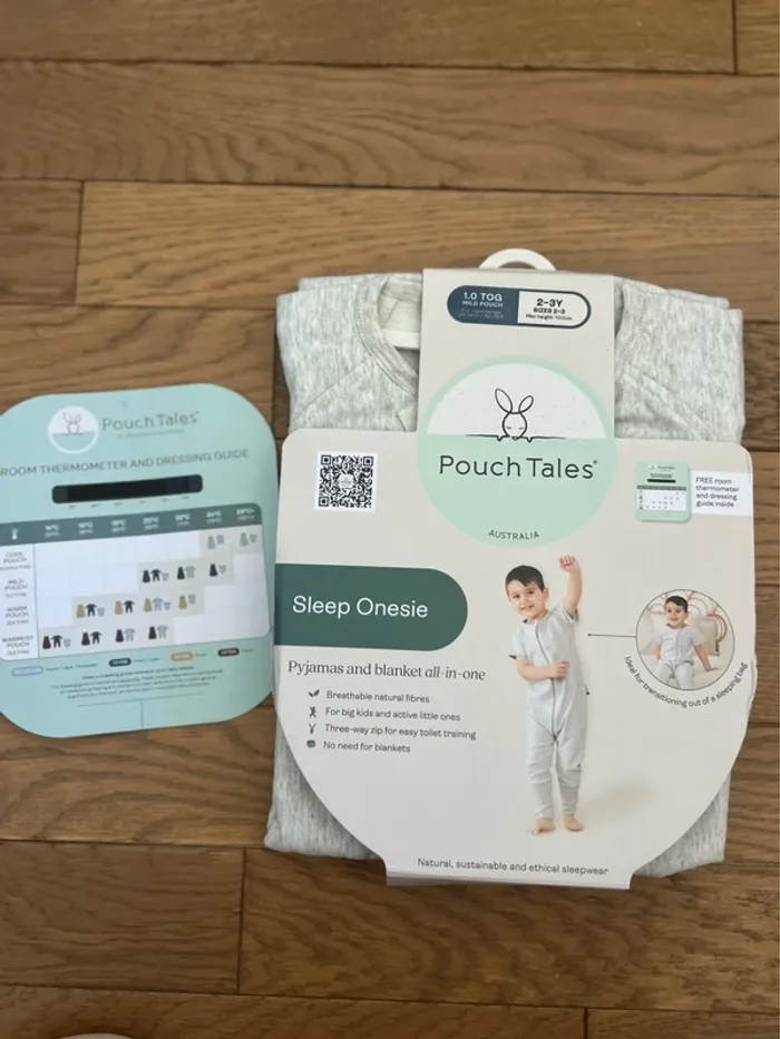 (New) onesie sleep bag 1.0 tog 2-3Y