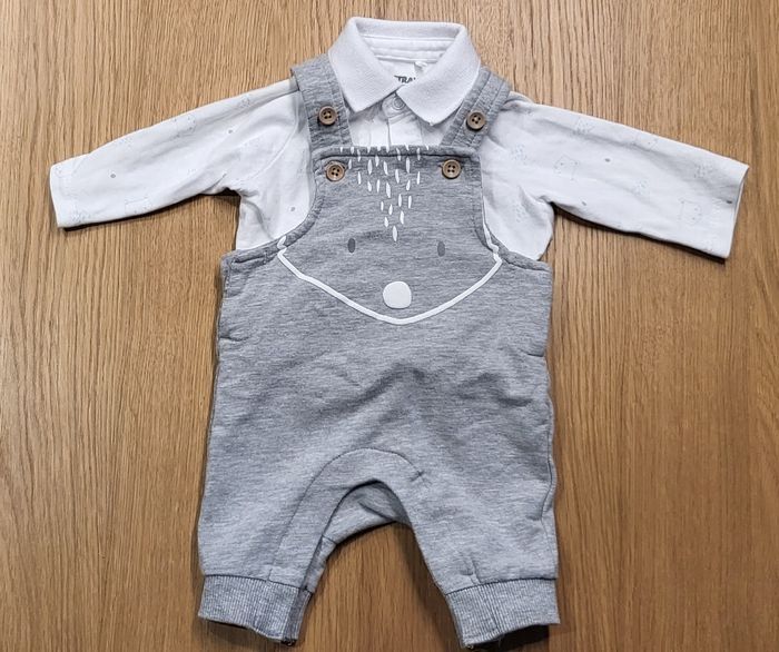 Ensemble salopette et chemise - naissance- orchestra