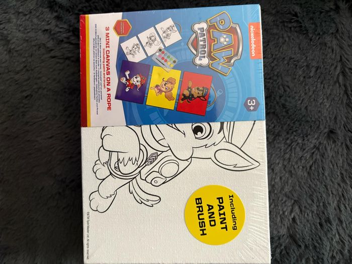 Pat'Patrouille - Paw Patrol Junior Toile a peindre 2 pièces