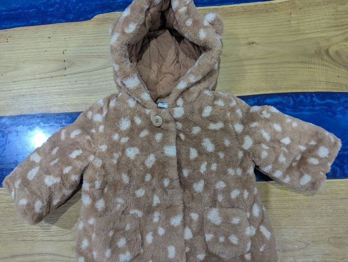 Manteau bébé fille fourrure - photo numéro 3