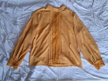 Blouse fluide moutarde