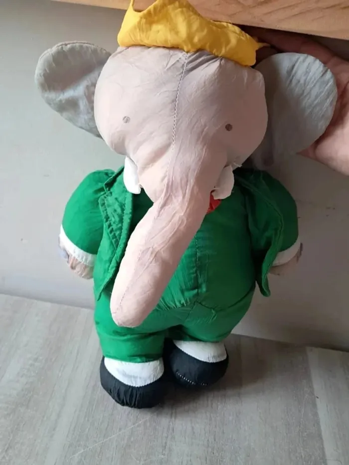 Peluche babar vintage 1983