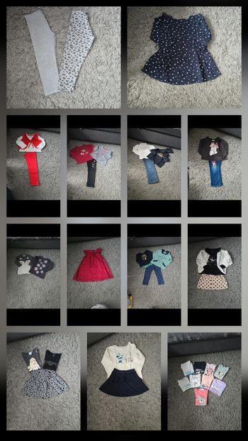 Lot de vêtements fille 3 ans(37 articles)