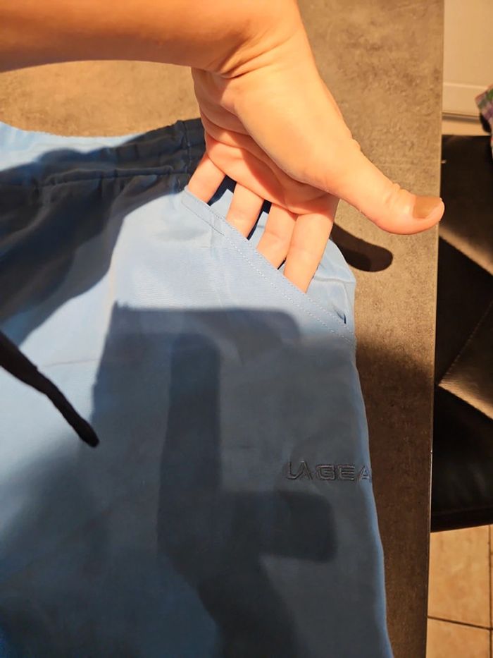 Short court bleu ciel L.A. gear taille 18/XXXL - photo numéro 4