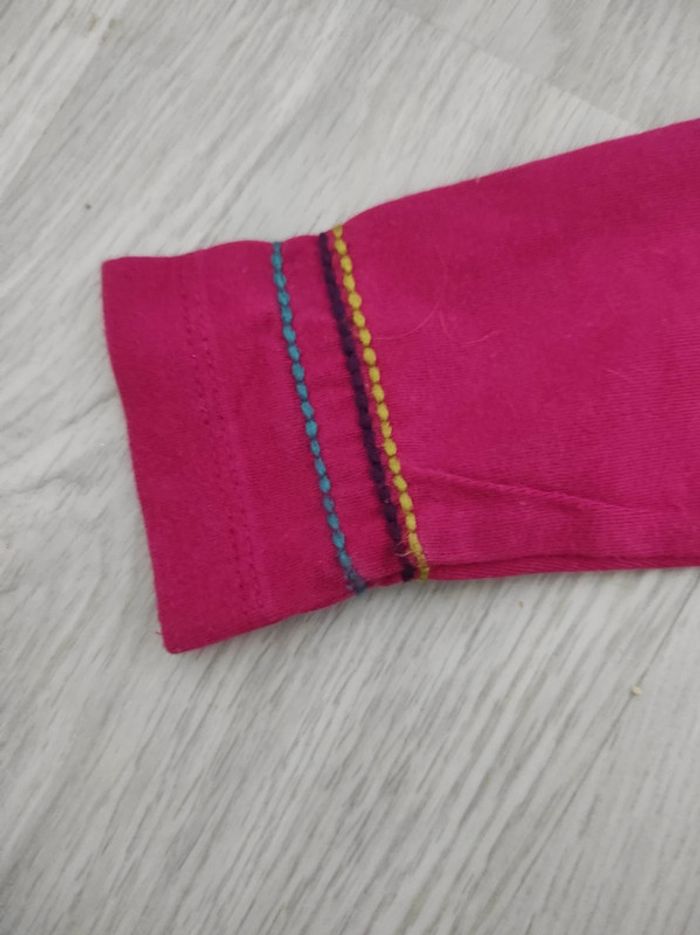 Tee-shirt chat fille 12 mois - photo numéro 3