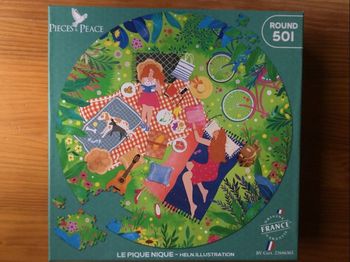 Puzzle rond Pièces & Peace