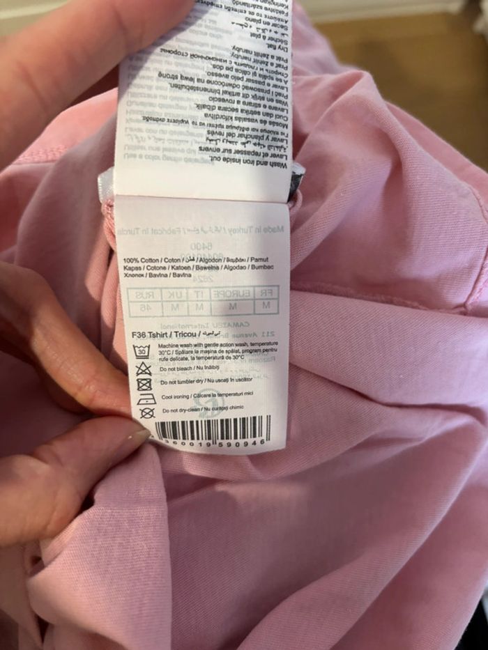 T-shirt Camaïeu rose taille M - photo numéro 7
