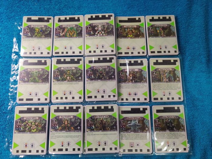 Lot de cartes du jeu PS3 The Eye of judgment