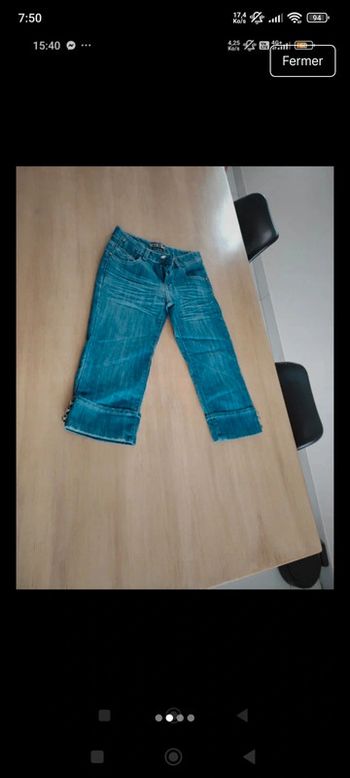 Pantacourts jean