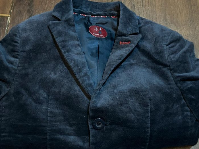 Veste blazer en velours anthracite Sergent Major 4ans - photo numéro 2